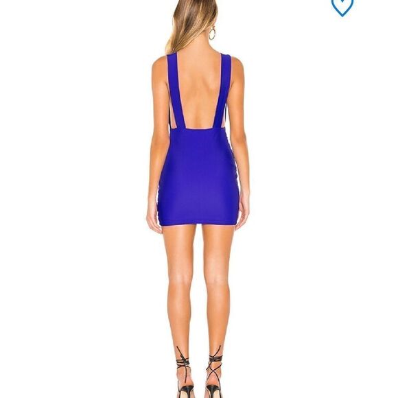 NWT Superdown Revolve Shelby Mini Dress Cobalt Blue Small - Picture 8 of 14